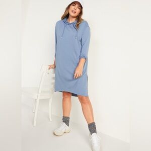 Loose Extra-Long French Terry Hoodie - S
